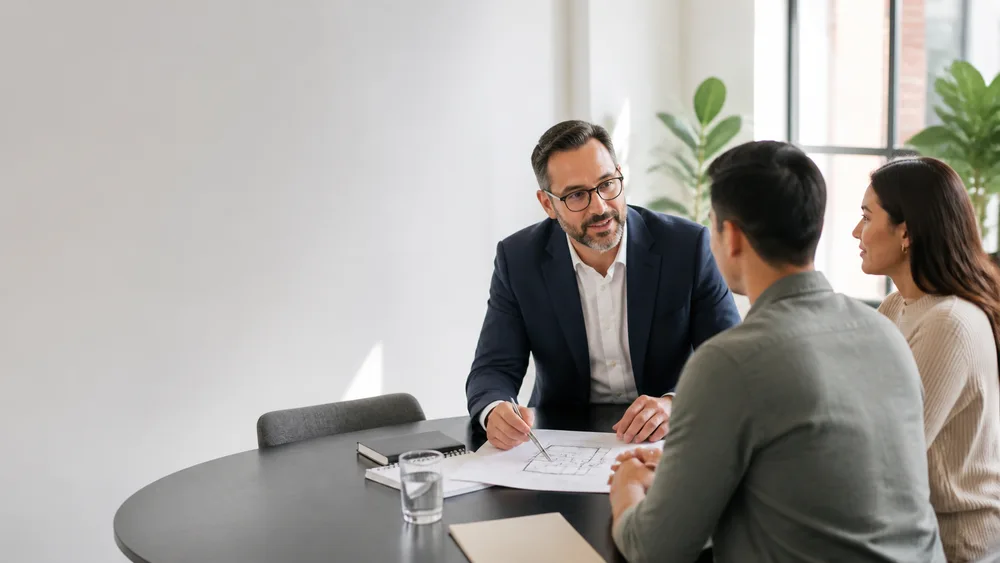 Illustrative car finance discussion with an adviser